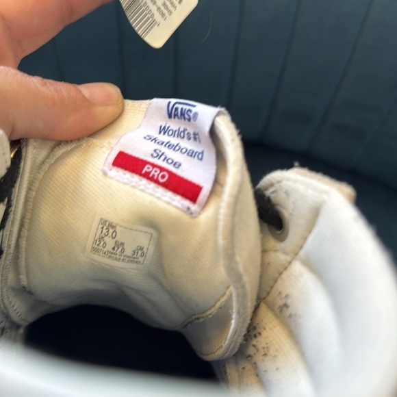 Vans Sk8-Hi Pro BMX ’79 Men’s High-Top Sneakers Black & Cream Size 13 - Picture 8 of 8